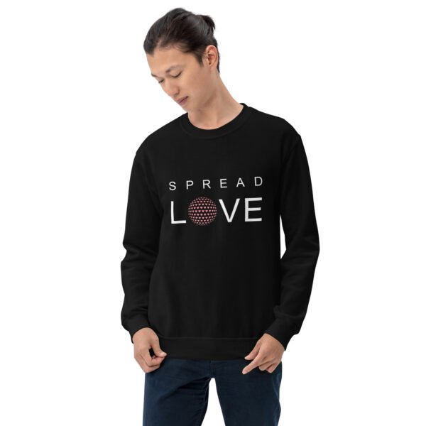 Black spread love sweatshirt