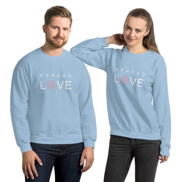 sky blue sweatshirt