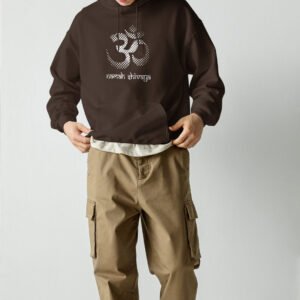 Namah Shivaya Brown hoodie