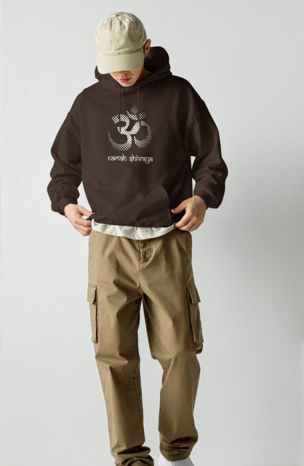 Namah Shivaya Brown hoodie