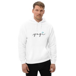 white Yoga hoodie