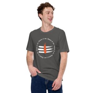 Unisex Shiva Grey T shirt