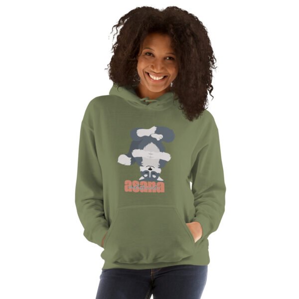 Unisex Asana Addict Hoodie - Image 4